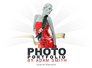 Lady in red - Photo flash templates, flash templates