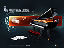 Private Lessons - Music Flash templates, flash templates