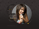 Singer folio - Music Flash templates, flash templates